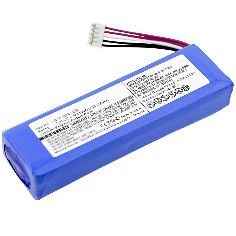 Kompatibelt Utrustningsbatteri JBL  till GSP1029102R 