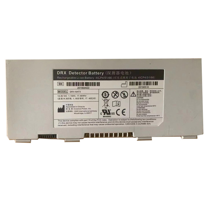 Kompatibelt Utrustningsbatteri till Carestream DRX-BAT3 Kompatibelt Utrustningsbatteri Carestream till DRX-BAT3