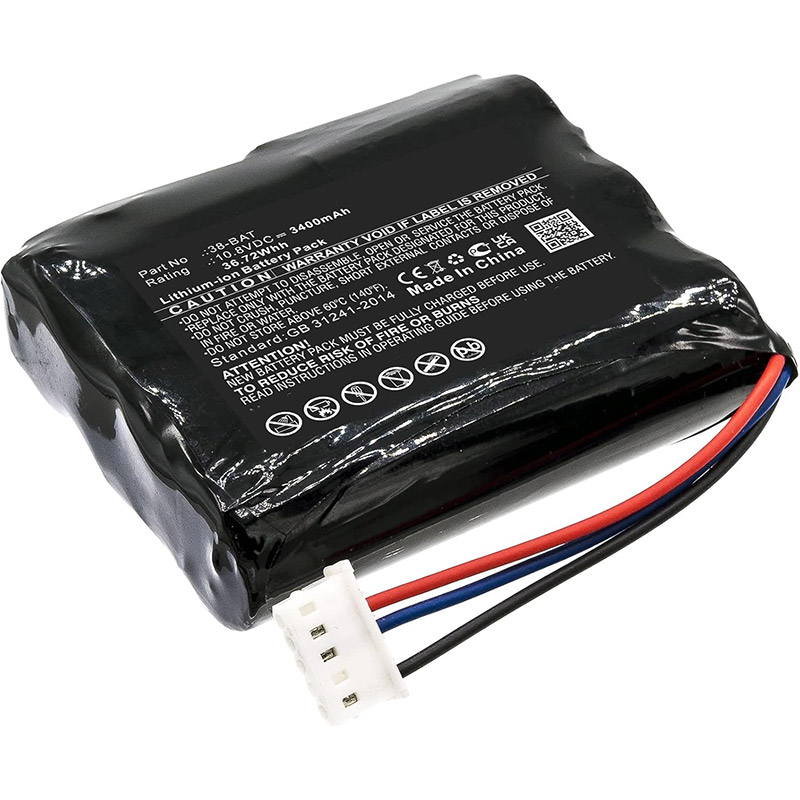Kompatibelt Utrustningsbatteri till OLYMPUS 38DL Plus Ultrasonic Thickness Kompatibelt Utrustningsbatteri OLYMPUS till 38DL Plus Ultrasonic Thickness