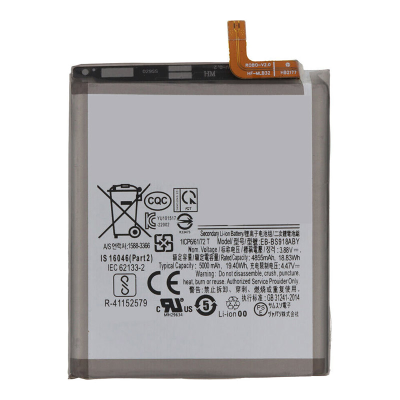 Kompatibelt Mobiltelefonbatteri till Samsung SM-S918 Kompatibelt Mobiltelefonbatteri Samsung till SM-S918