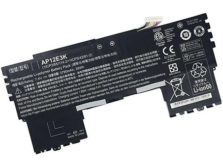 Kompatibelt Datorbatteri till ACER AP12E3K Kompatibelt Datorbatteri ACER till AP12E3K