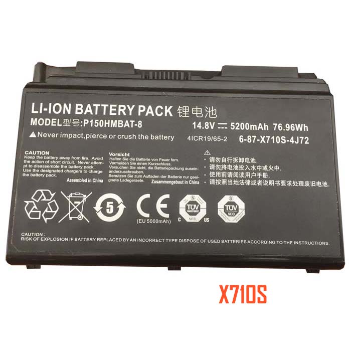 Kompatibelt Datorbatteri till CLEVO P150HMBAT-8 Kompatibelt Datorbatteri CLEVO till P150HMBAT-8