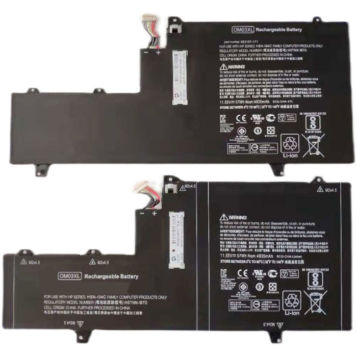 Kompatibelt Datorbatteri till HP HSTNN-IB7O Kompatibelt Datorbatteri HP till HSTNN-IB7O