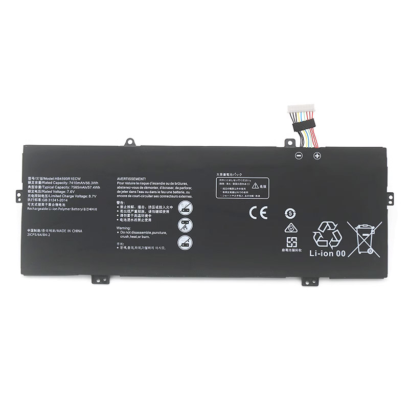 Kompatibelt Datorbatteri till Huawei HB4593R1ECW-22C Kompatibelt Datorbatteri Huawei till HB4593R1ECW-22C