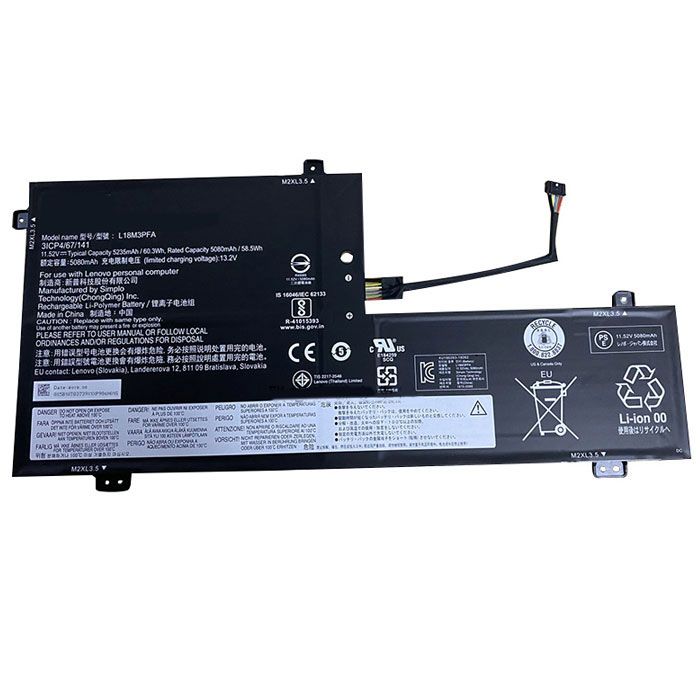 Kompatibelt Datorbatteri till LENOVO YOGA C740 Kompatibelt Datorbatteri LENOVO till YOGA C740