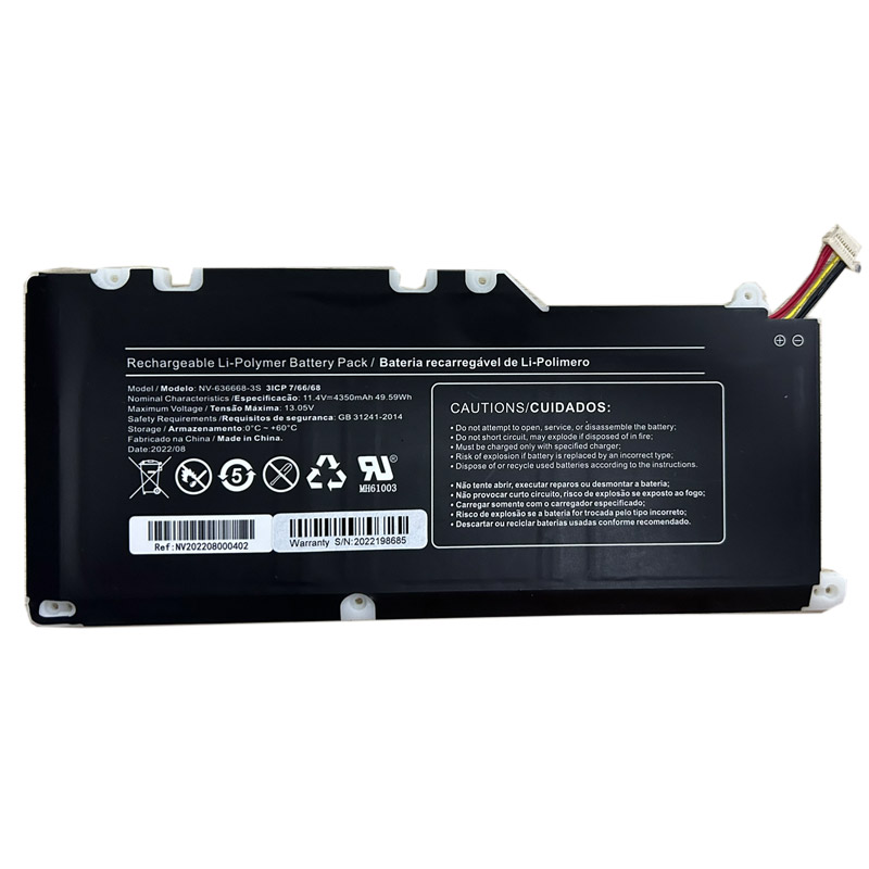 Kompatibelt Datorbatteri till Positivo NV-636668-3S Kompatibelt Datorbatteri Positivo till NV-636668-3S