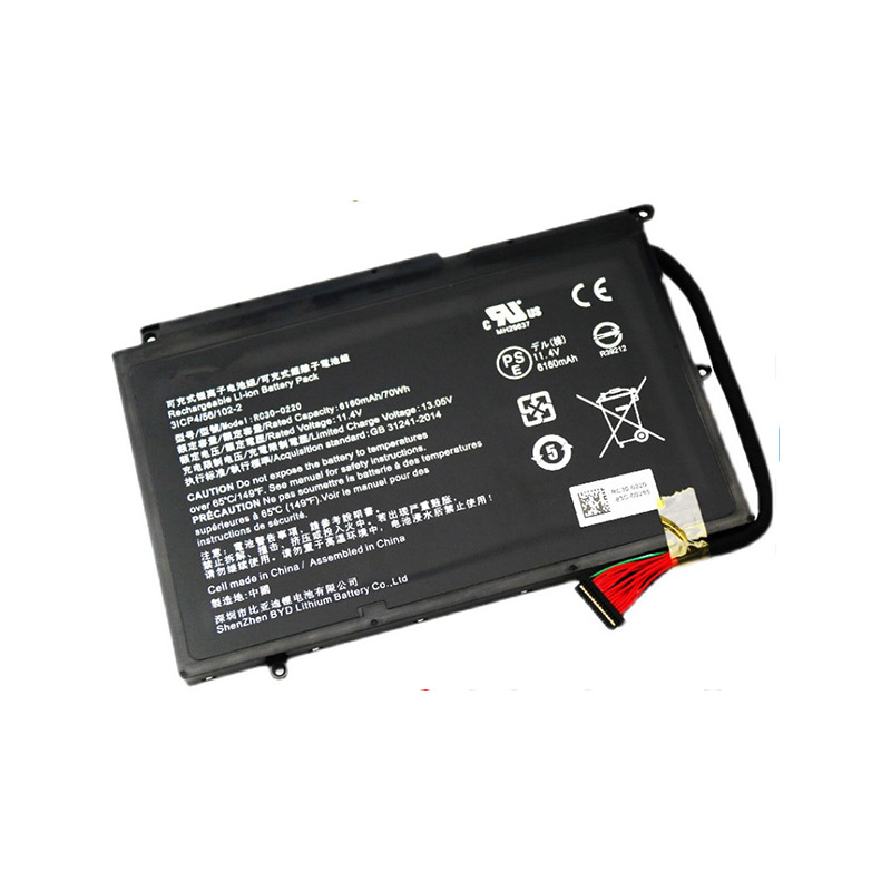Kompatibelt Datorbatteri till RAZER Blade Pro RZ09-02202E75-R3U1 Kompatibelt Datorbatteri RAZER till Blade Pro RZ09-02202E75-R3U1