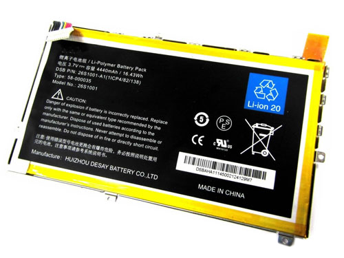 Kompatibelt surfplattabatteri till Amazon P48WVB4 Kompatibelt surfplattabatteri Amazon till P48WVB4